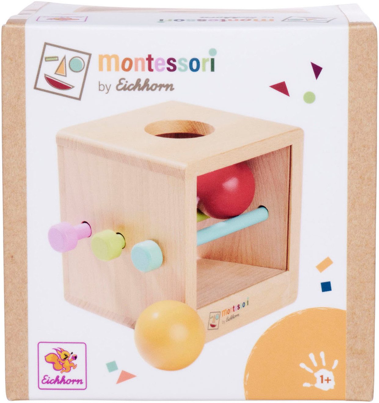 Eichhorn Lernspielzeug Montessori Box mit Kugeln – Bild 3 von 5