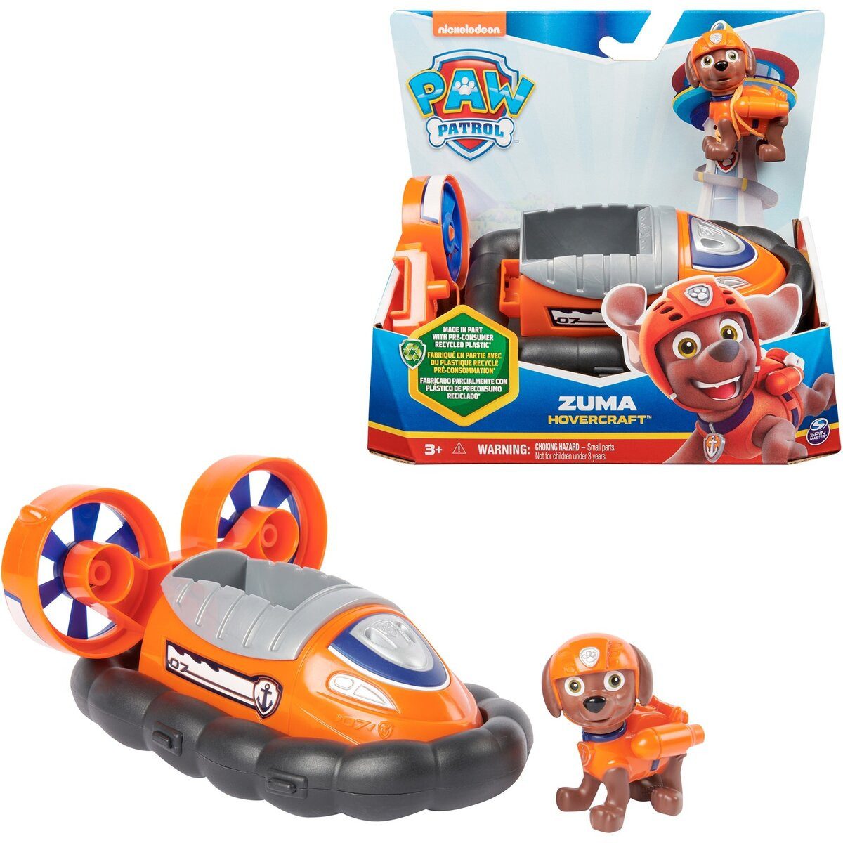 Spin Master Spielzeug-Auto Spin Master Paw Patrol - Luftkissenboot mit Zuma-Figur