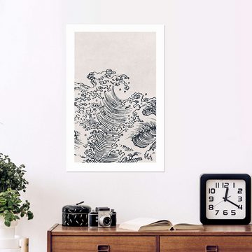 Posterlounge Wandfolie Mori Yūzan, Flut I, Wohnzimmer Japandi Malerei