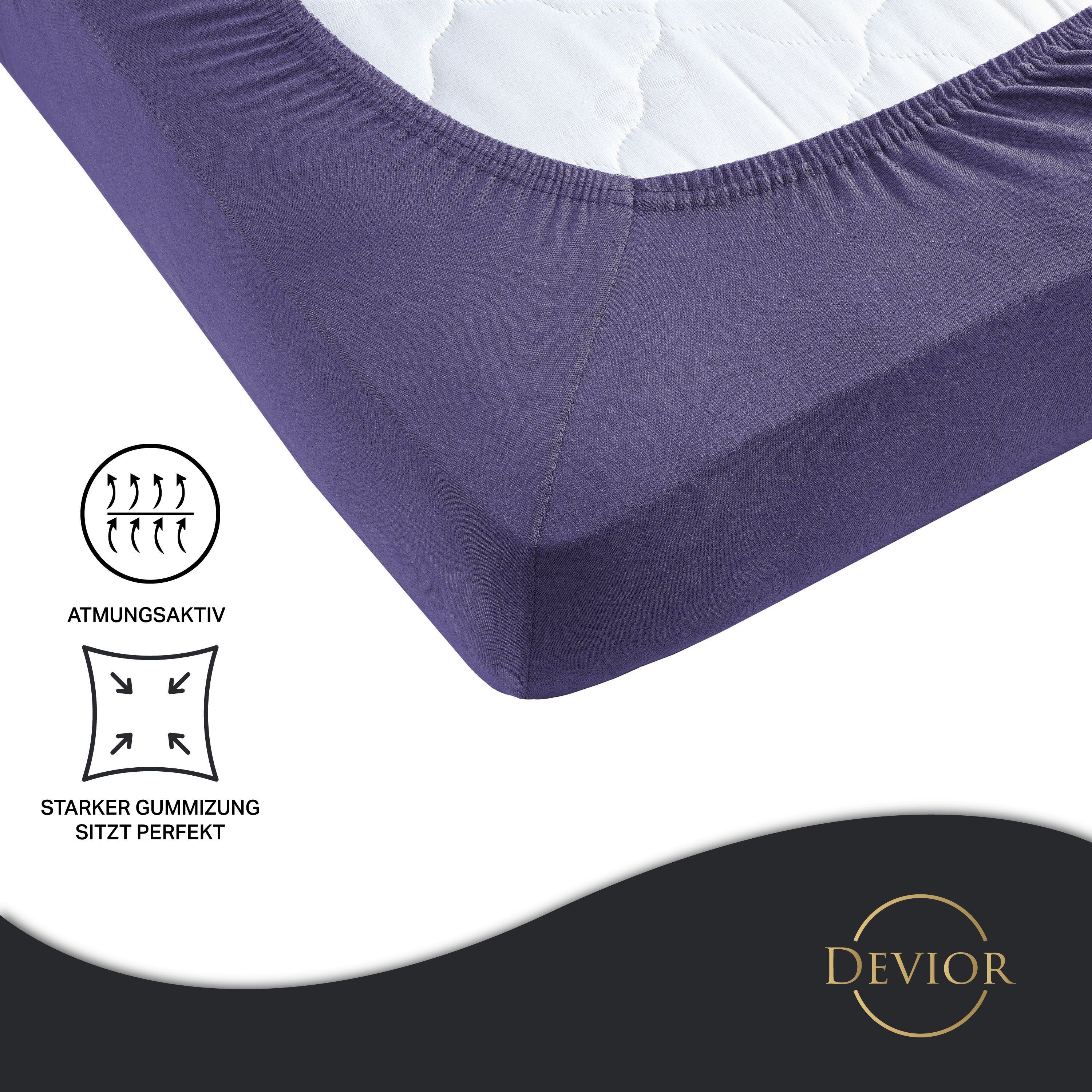 Devior Spannbettlaken für 180x200cm Boxspringbett-Matratzen bis günstig online kaufen