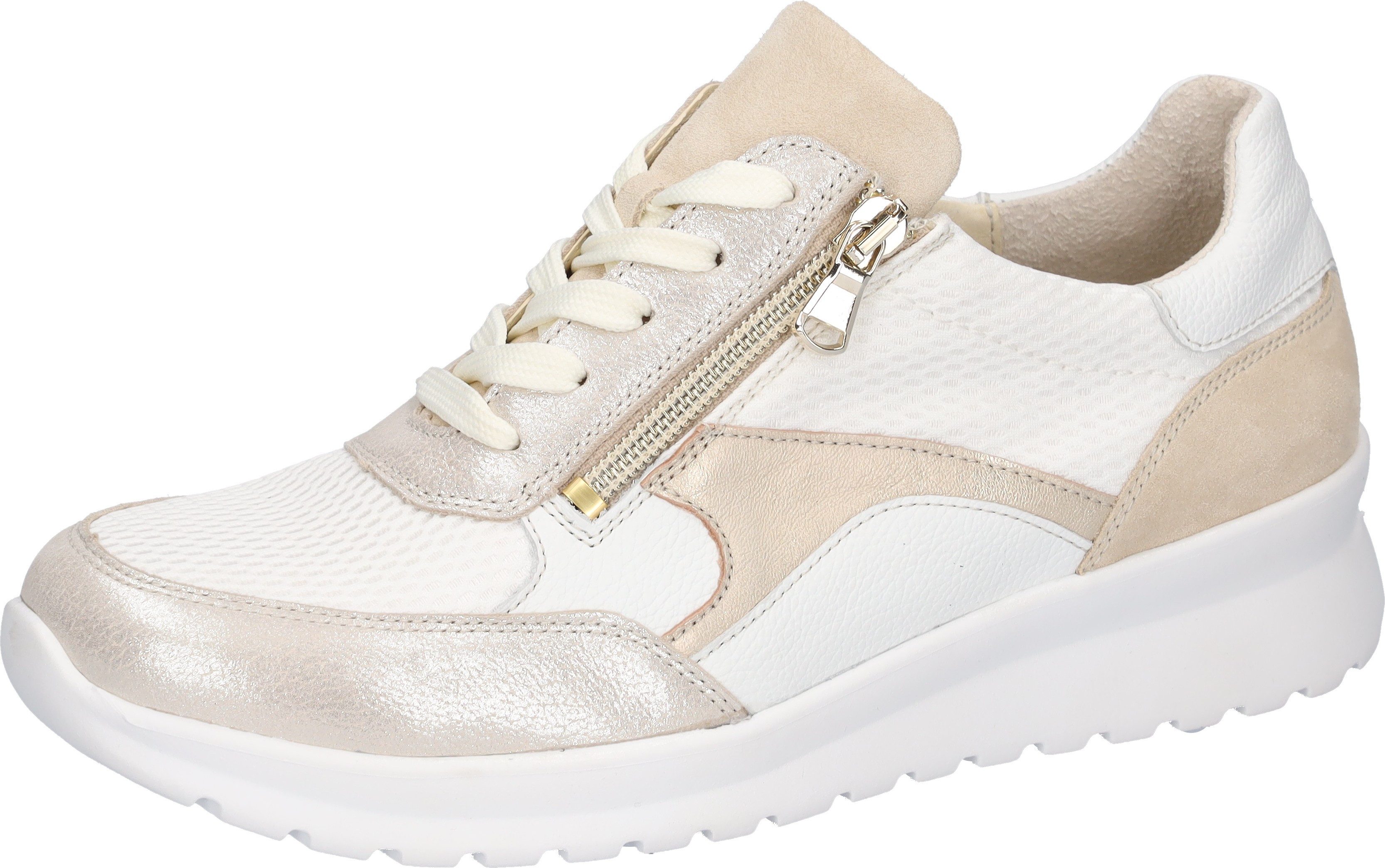 Waldläufer K-SUNNY Sneaker Schnürschuh, Komfortschuh mit seitlichem Reißver günstig online kaufen