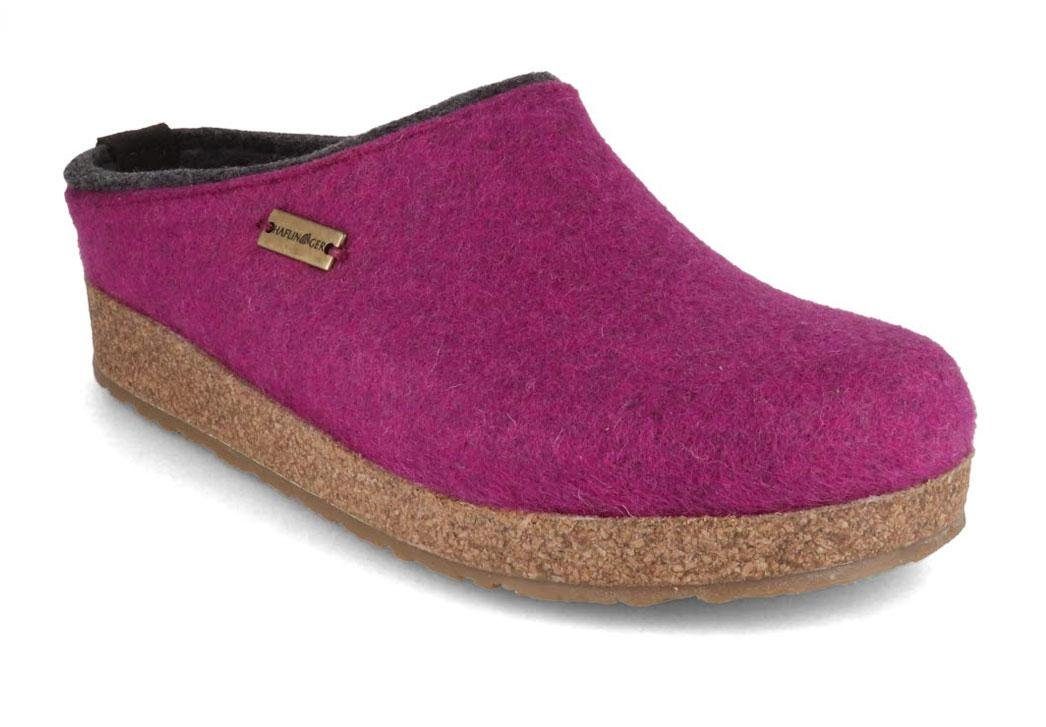 Filz Clog aus reiner Schurwolle Hausschuh