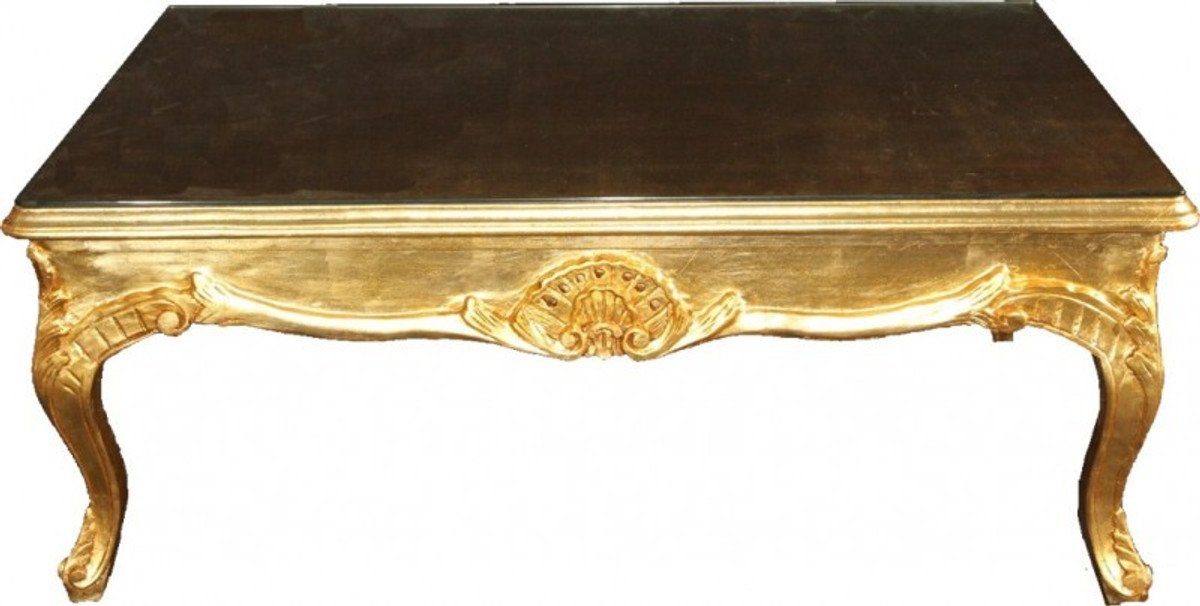Couchtisch 120 Barock - Couchtisch x Gold Salon Möbel cm 80 Tisch Padrino Casa