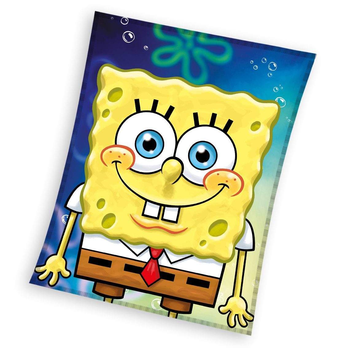 Kinderdecke SpongeBob Fleecedecke Kuscheldecke 110 x 140 cm, Sponge Bob