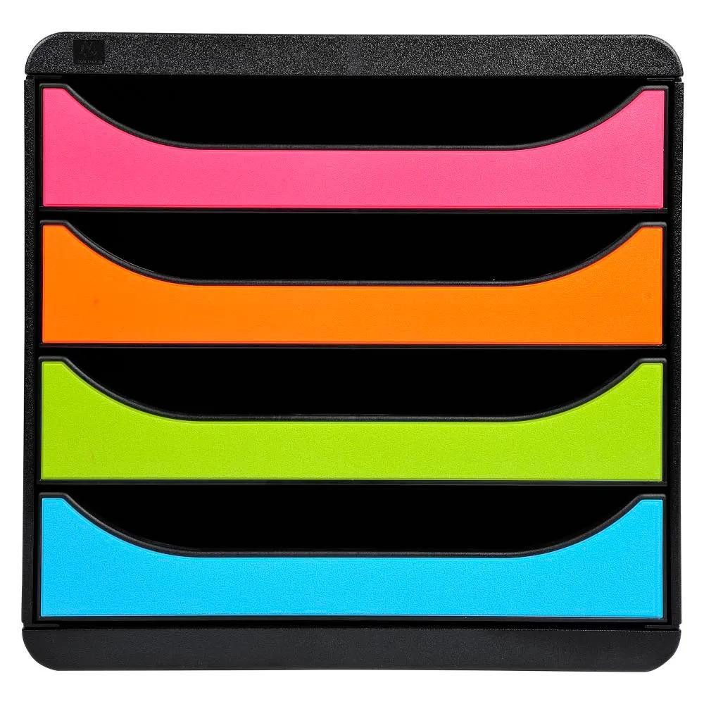 Schubladenbox Schubladenbox Big Box, 4 offene Schubladen, Regenbogen, 310498D