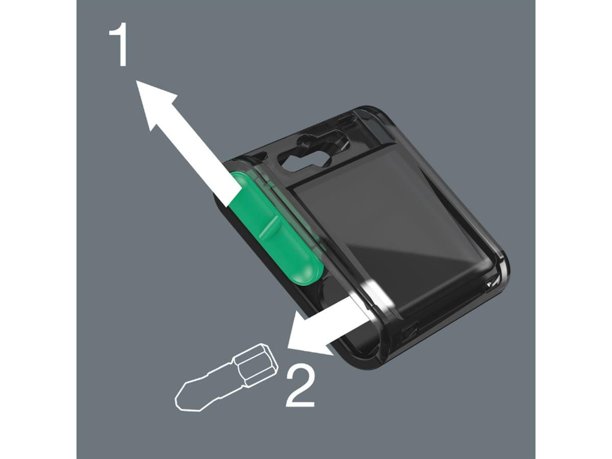 Wera Bit-Set Wera 20 TX HF, TX 20 x 25 mm, 20-teilig, Set, Bit Box, 20 teilig, 1/4" Sechskant-Antrieb, Farbkennzeichnug, inkl. Bit-Box