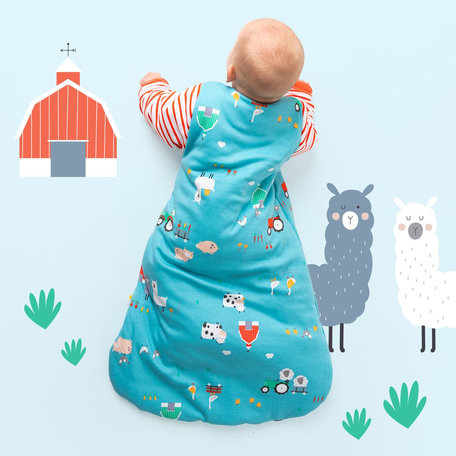 Schlummersack Kinderschlafsack Bio Babyschlafsack, 3.5 Tog OEKO-TEX zertifiziert
