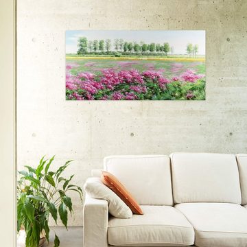 KUNSTLOFT Gemälde Der Sommer meines Lebens 120x60 cm, Leinwandbild 100% HANDGEMALT Wandbild Wohnzimmer