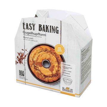 Birkmann Backform Easy Baking Gugelhupfform Ø 22 cm, (1-tlg), hochwertige Antihaftbeschichtung, mit Auslaufschutz, mit Rezeptidee, leicht von Hand zu reinigen