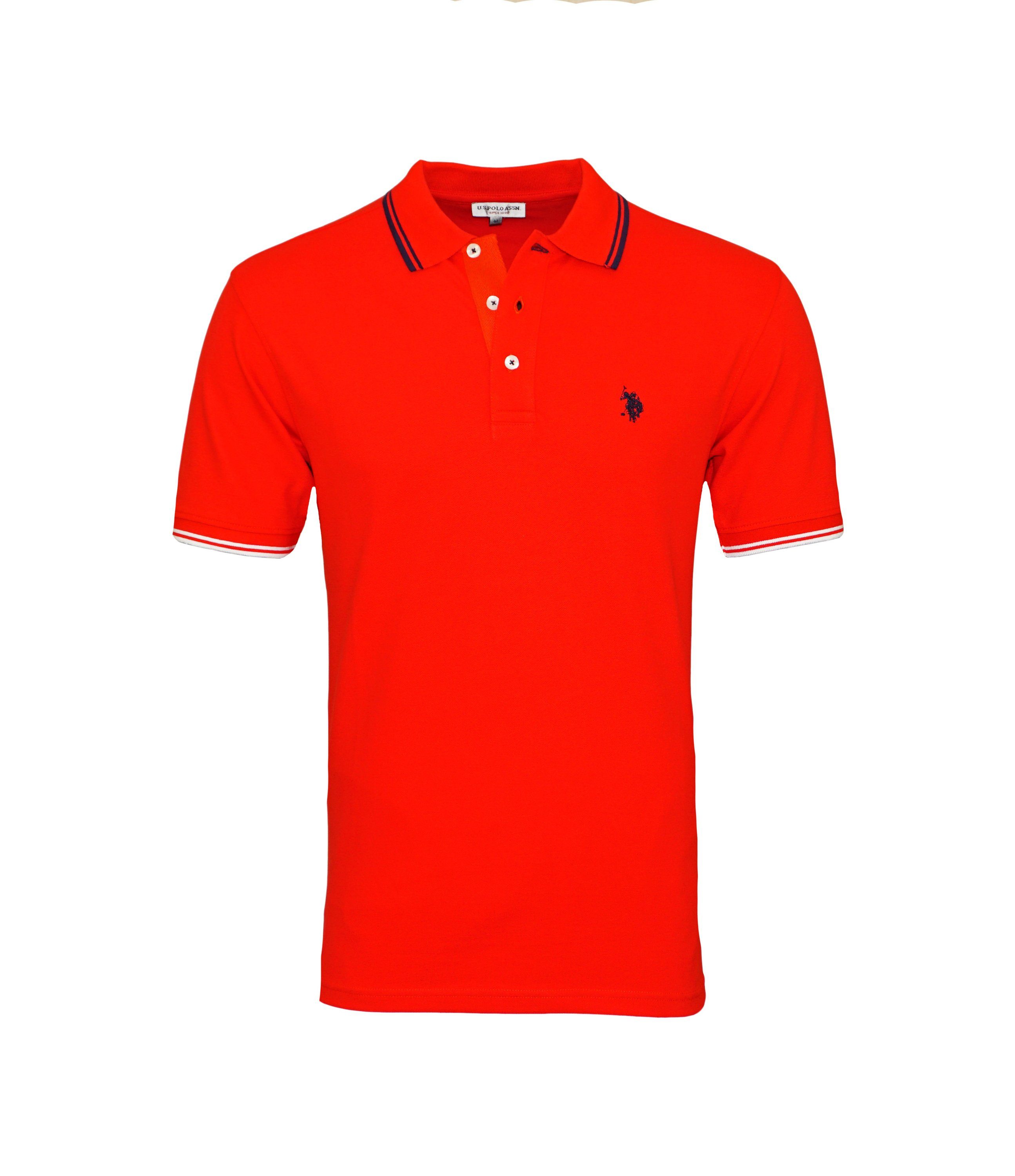 U.S. Polo Assn Poloshirt Shirt Poloshirt BARNEY Polohemd Shirt (1-tlg) rot | Sport-Poloshirts