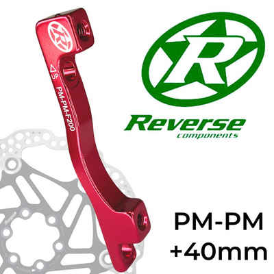 Reverse Scheibenbremse Reverse Bremsscheiben Adapter PM-PM Ø 200mm +40mm Rot
