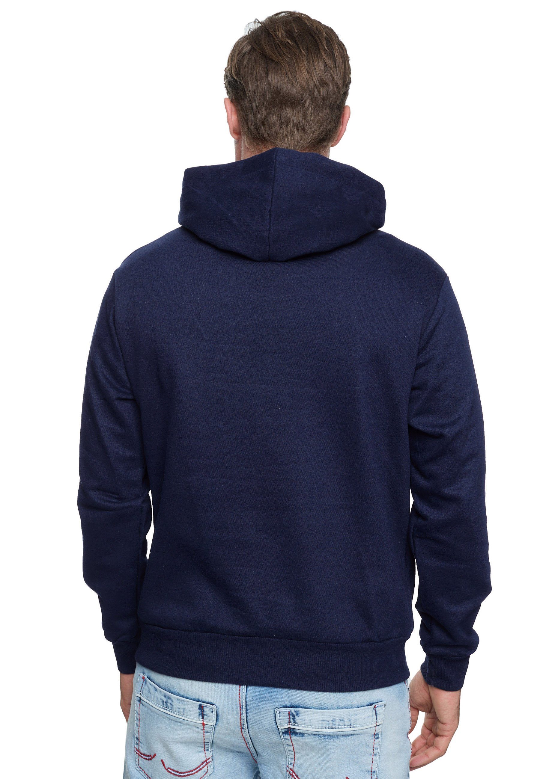 Kapuzensweatshirt Fit-Passform in Regular bequemer Neal Rusty dunkelblau