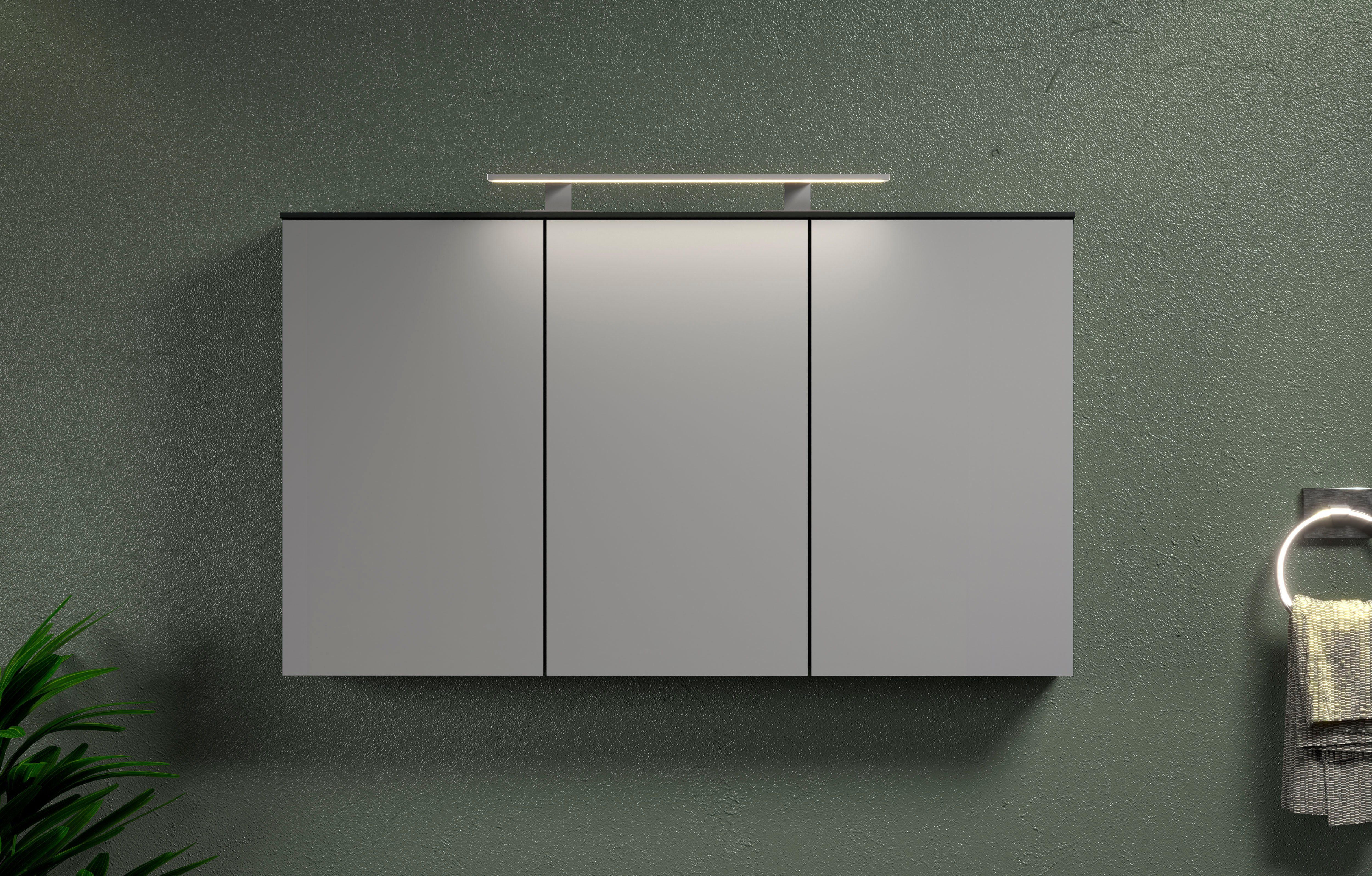 / Spiegelschrank Premont hoch, mit 120 cm (1-St) Spiegelschrank Türen INOSIGN breit Soft-Close 70 cm
