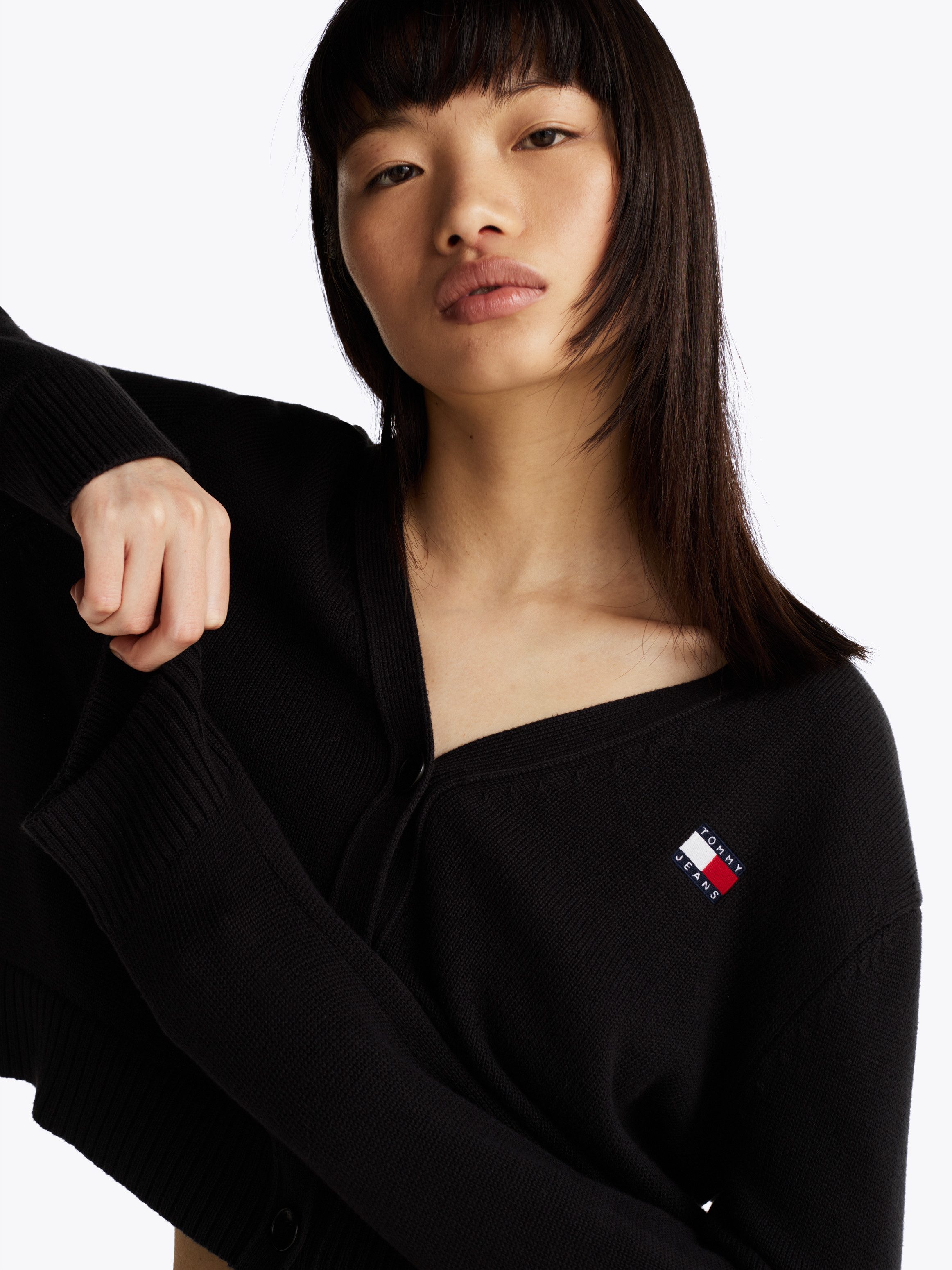 Tommy Jeans Curve Strickjacke TJW ESSENTIAL günstig online kaufen