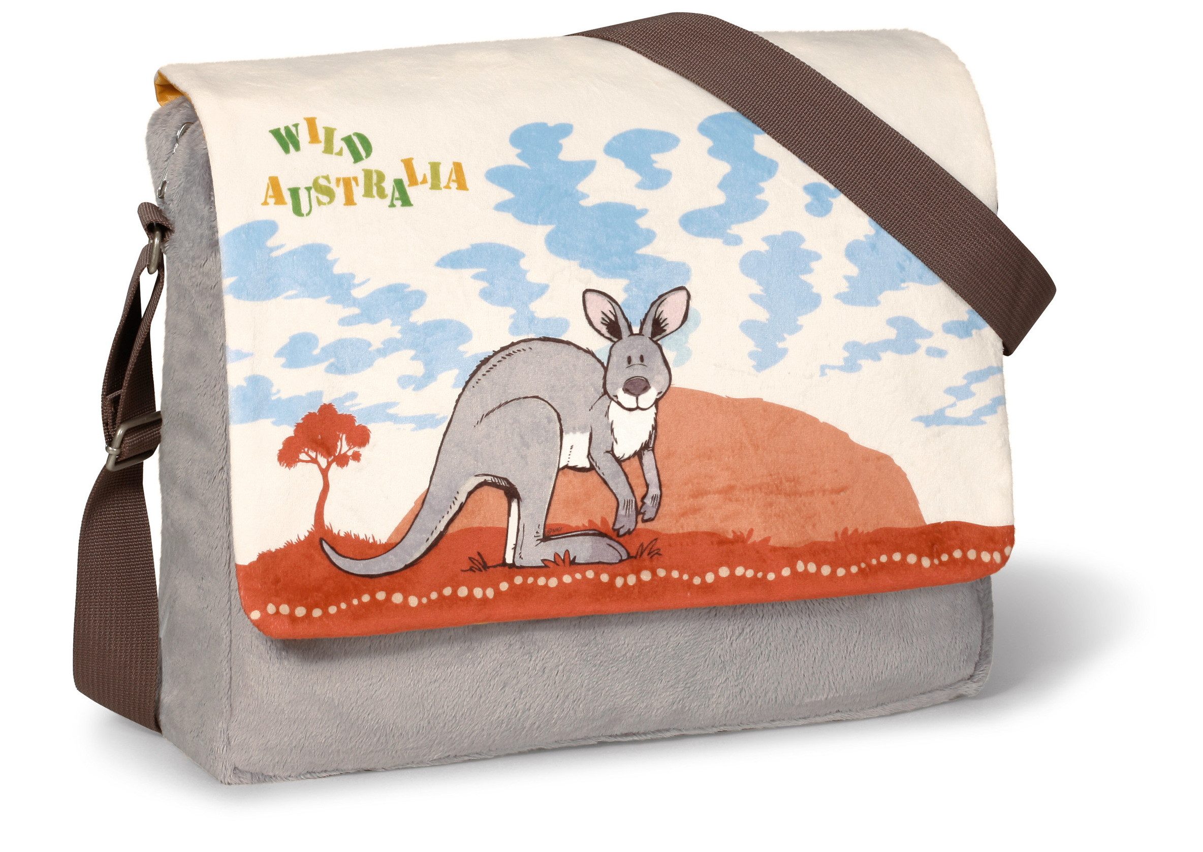 Nici Schultertasche 36406 - Känguru, 36 x 28 x 10 cm (1-tlg)
