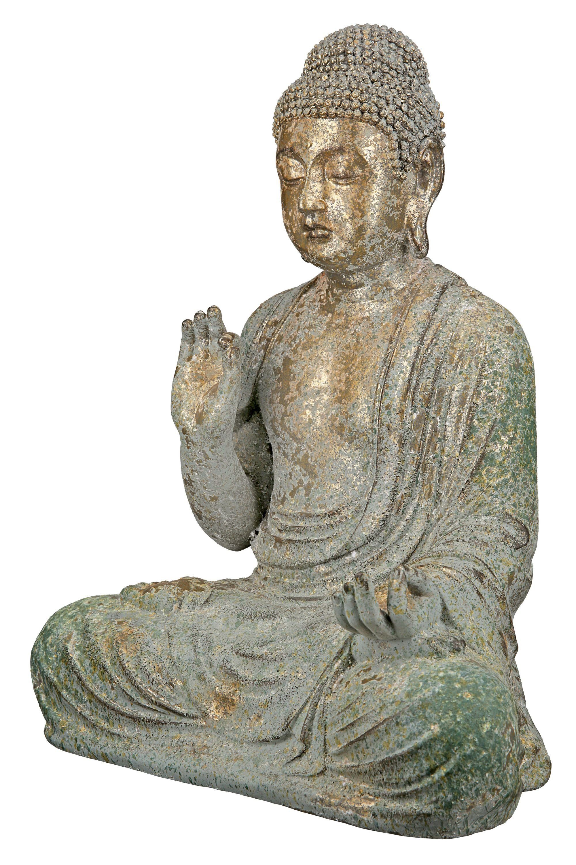 Buddha Buddhafigur GILDE H.38cm x x B.29cm St), Maße: (1 Bodhi