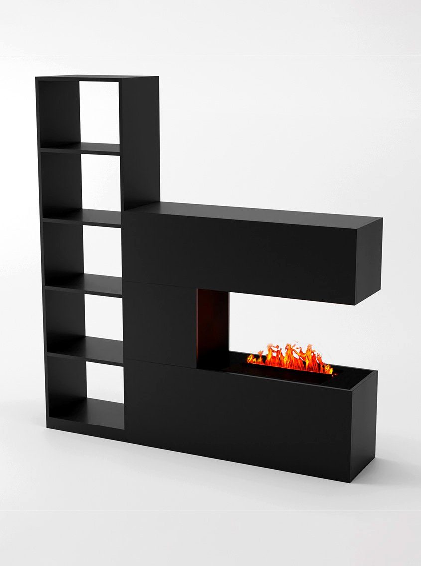 GLOW FIRE Anbauschrank Glow Fire Schiller Schrank