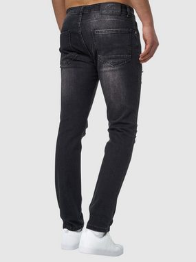 John Kayna Slim-fit-Jeans Herren Jeans Slim Fit Jeanshose Denim Herrenjeans Designer Herrenhose (Jeanshose Designerjeans Bootcut, 1-tlg) Freizeit,Casual