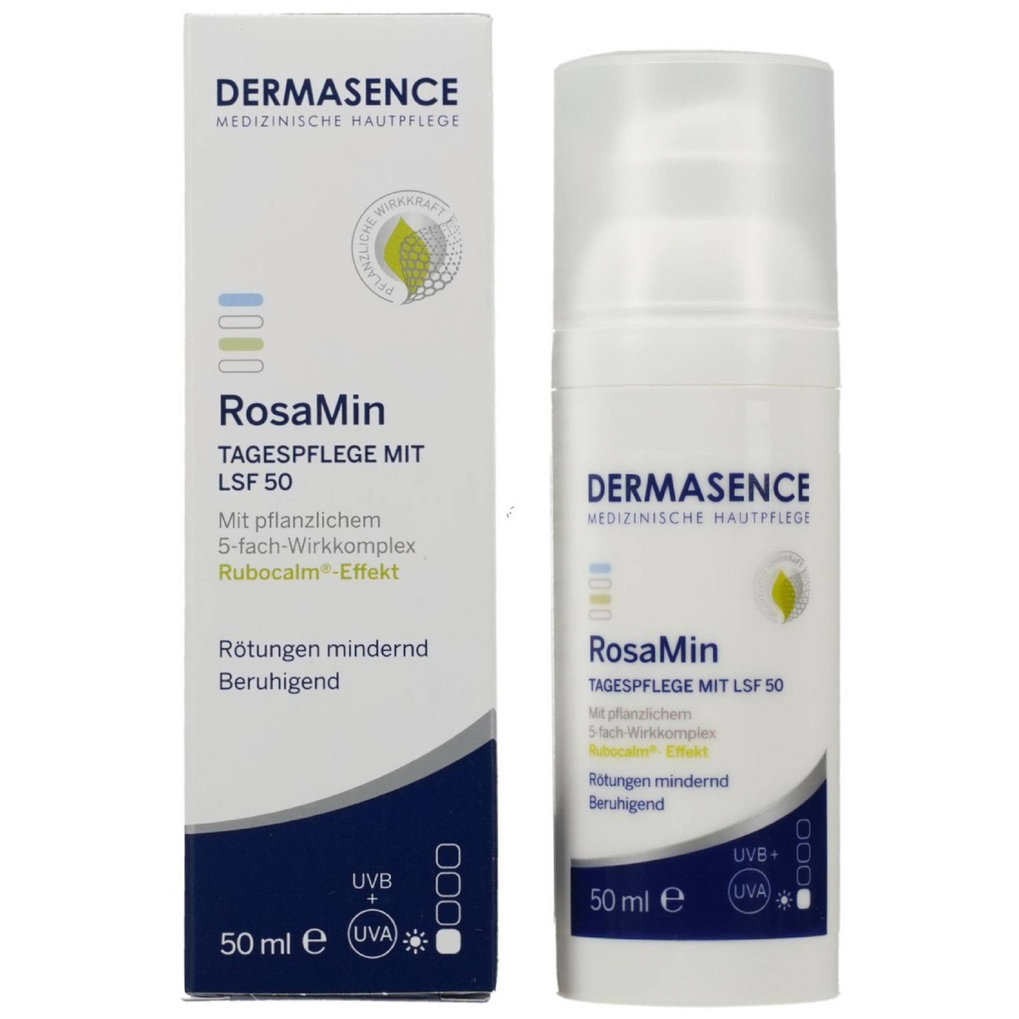 Dermasence Gesichtspflege DERMASENCE RosaMin Tagespflege mit LSF 50ml PZN 16901099