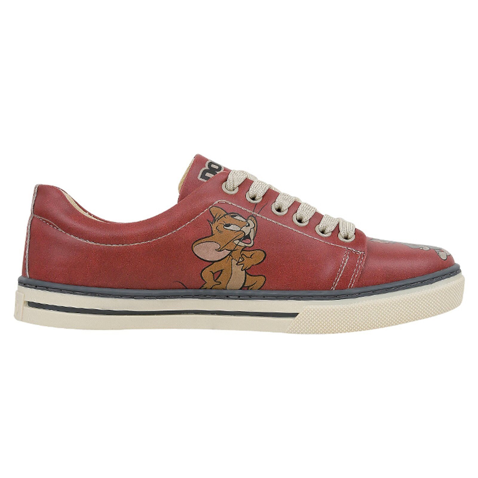DOGO Classic Schnürsneaker Tom & Jerry Damen Sneaker Sneaker Handgefertigt