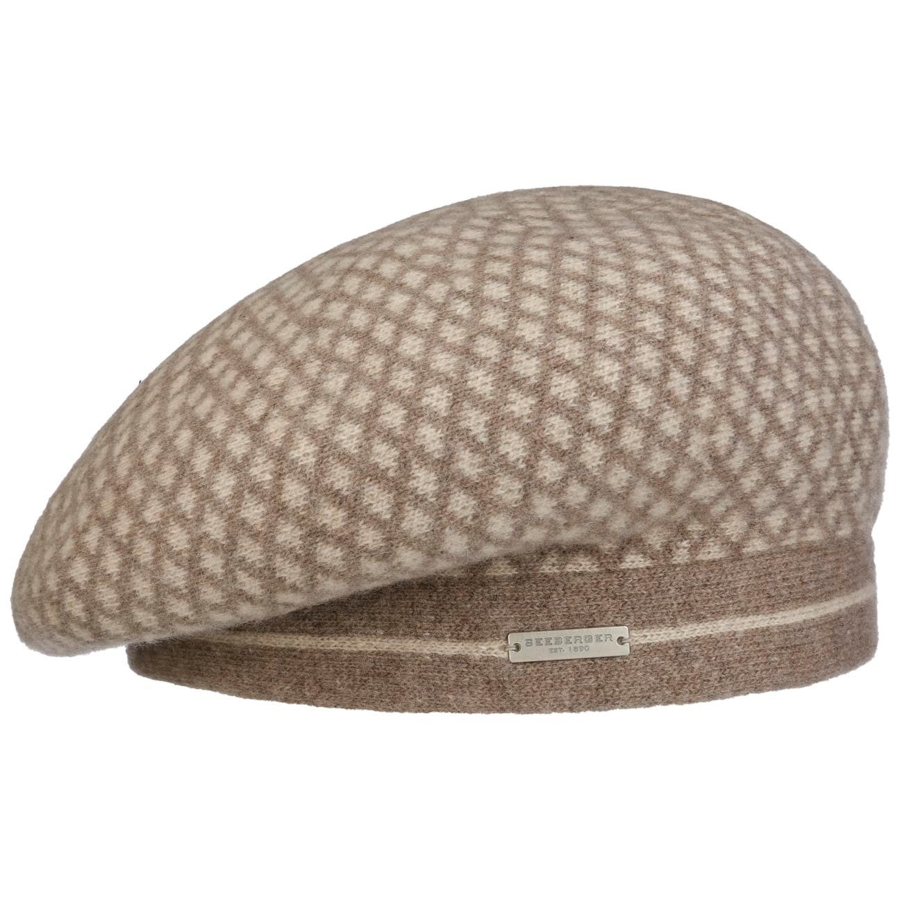 Seeberger Strickmütze (1-St) Baske