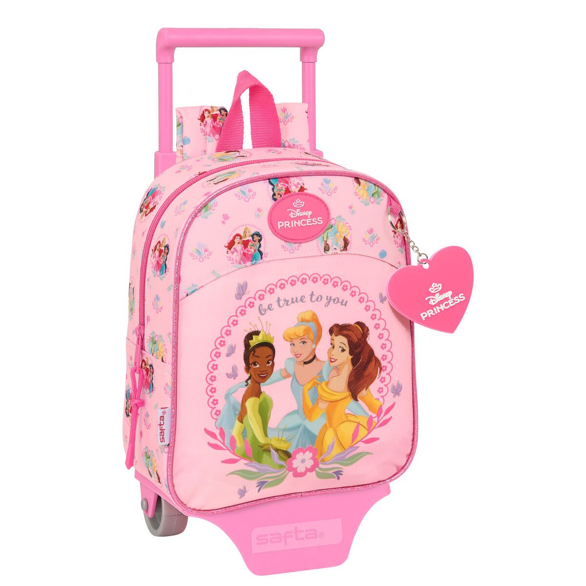 Princesses Disney Rucksack 22 x 27 x 10 cm Kinder Rucksack Disney Princess Rosa 22x27x10 cm