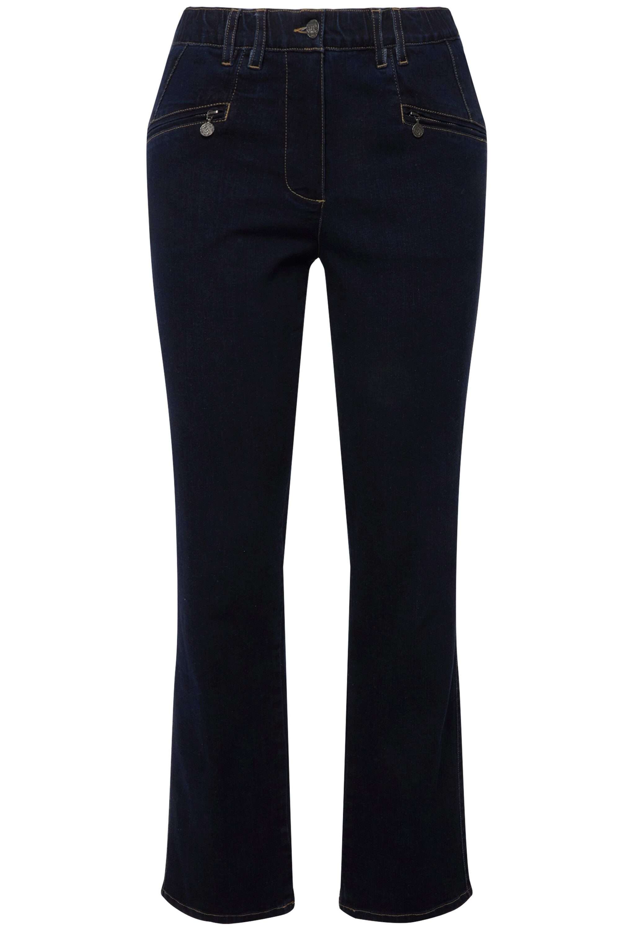 Regular-fit-Jeans Jeans Mony konisches Bein Stretch Zipptaschen