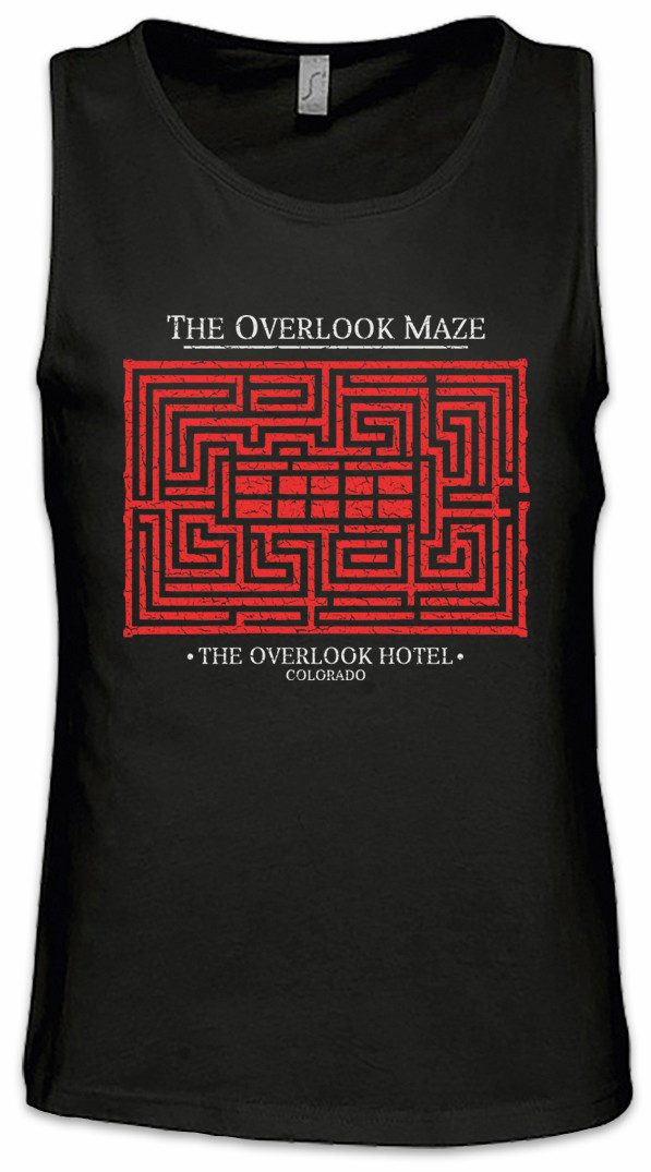 Urban Backwoods Tanktop The Overlook Maze Ärmelloses T-Shirt Hotel Horror Kult Jack Shining Labyrinth Logo Movie Redrum
