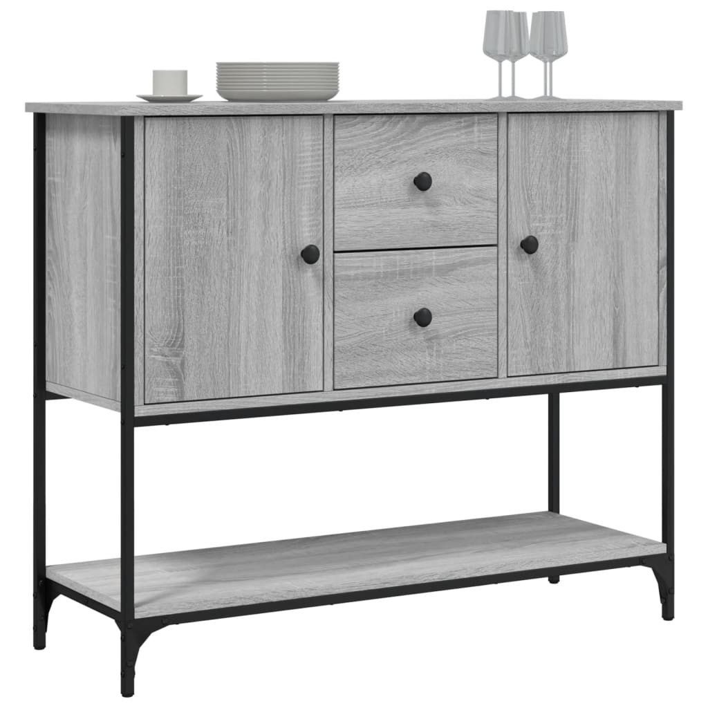 vidaXL Sideboard Sideboard Grau Sonoma 100x36x85 günstig online kaufen