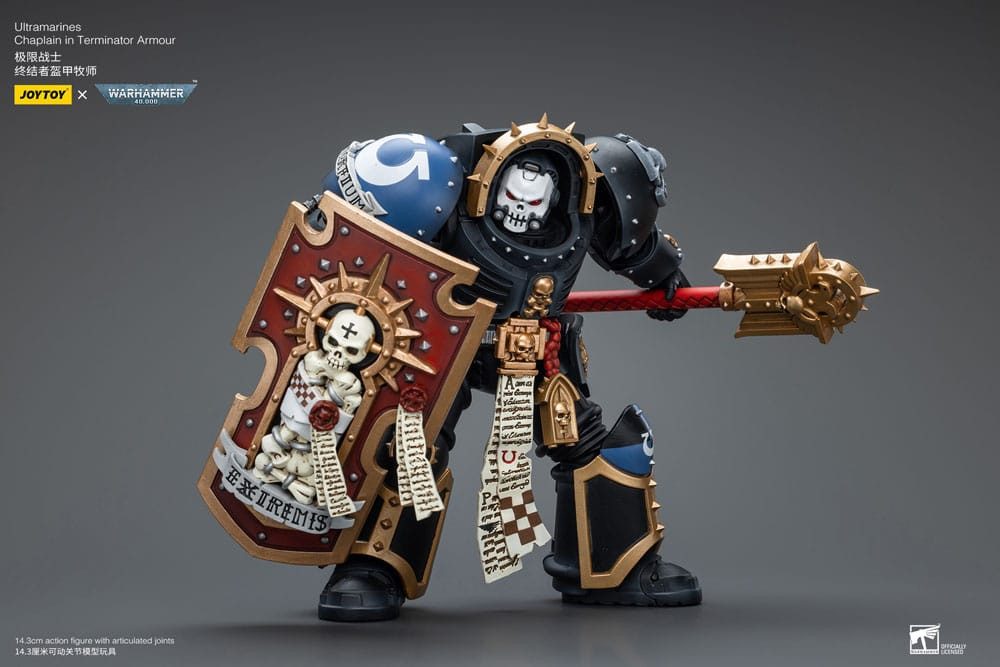 Joy Toy (CN) Actionfigur Joy Toy Warhammer 40k 1/18 Ultramarines Chaplain in Terminator Armour
