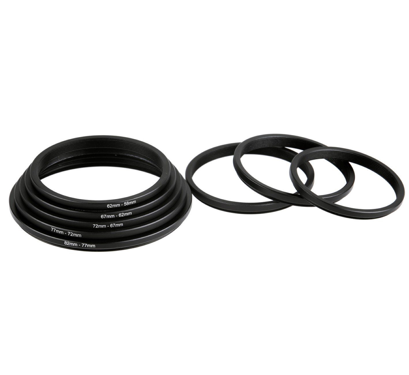 ayex Step Down Ring Set Reduzierringe in 8 Größen für alle Hersteller Foto-Filter-Sets