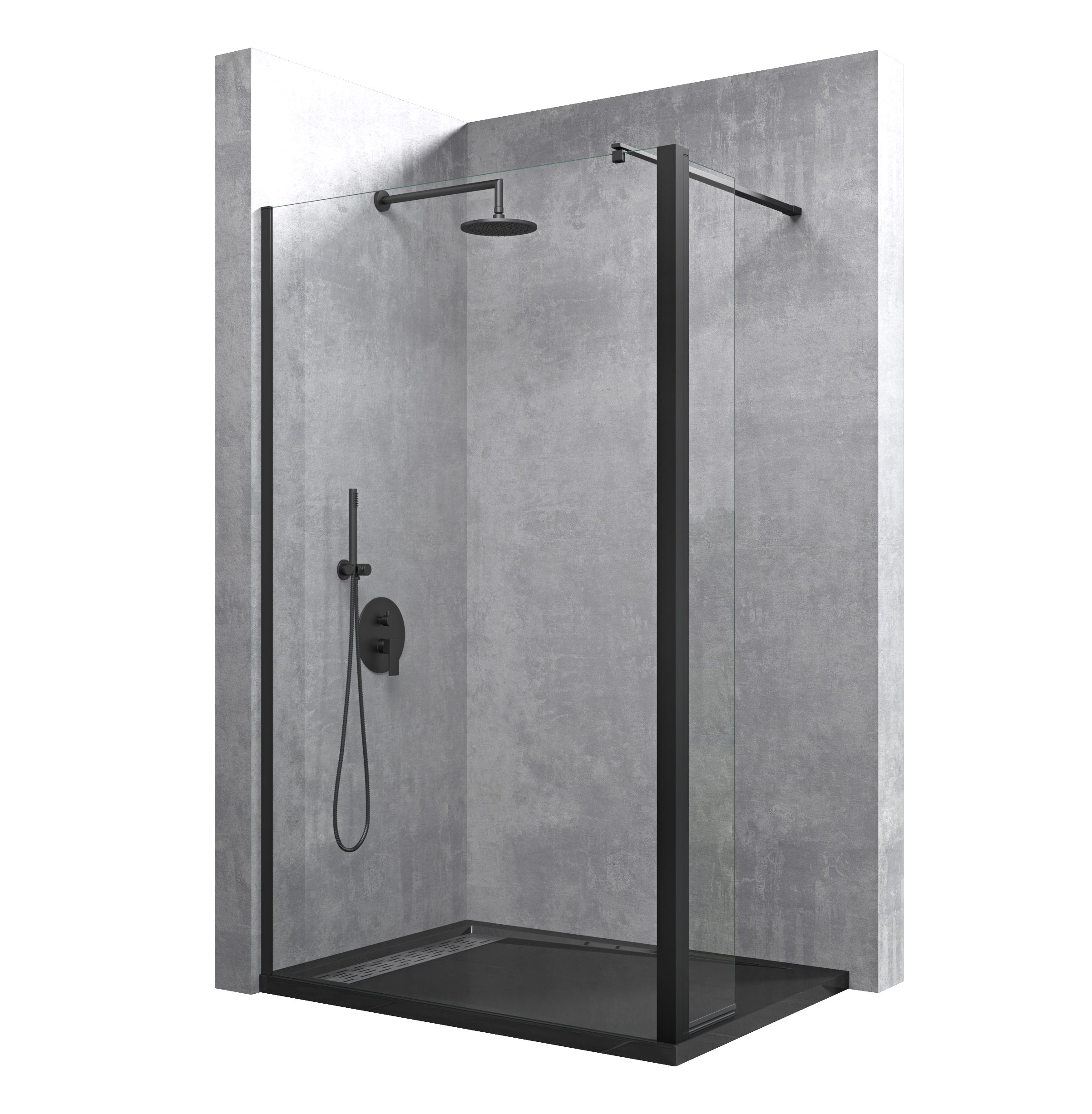 doporro Walk-in-Dusche Duschwand für Dusche Duschabtrennung günstig online kaufen