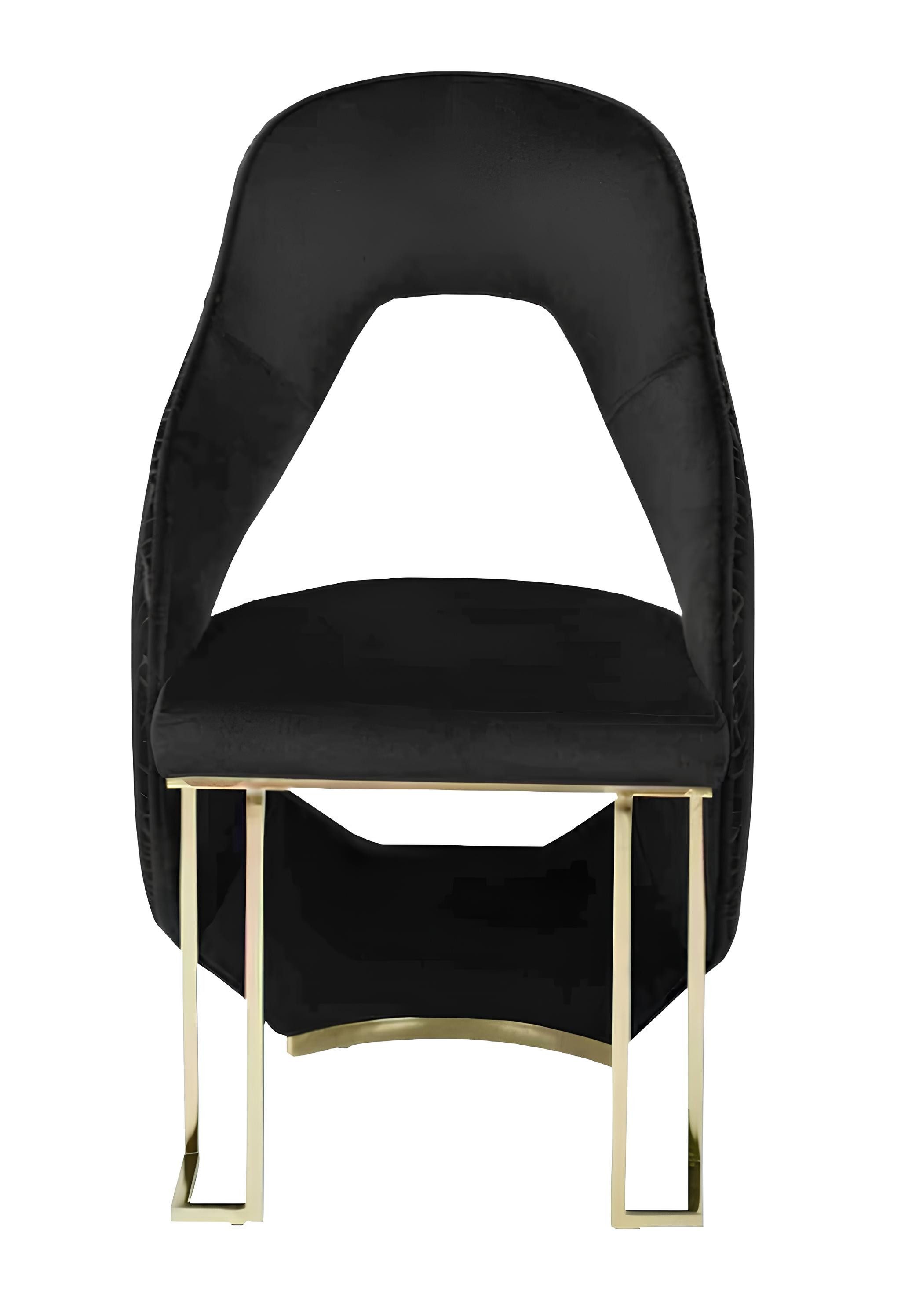 Esszimmerstuhl Eleganter Stuhl für das Esszimmer in Schwarz - Luxuriöser und moderner