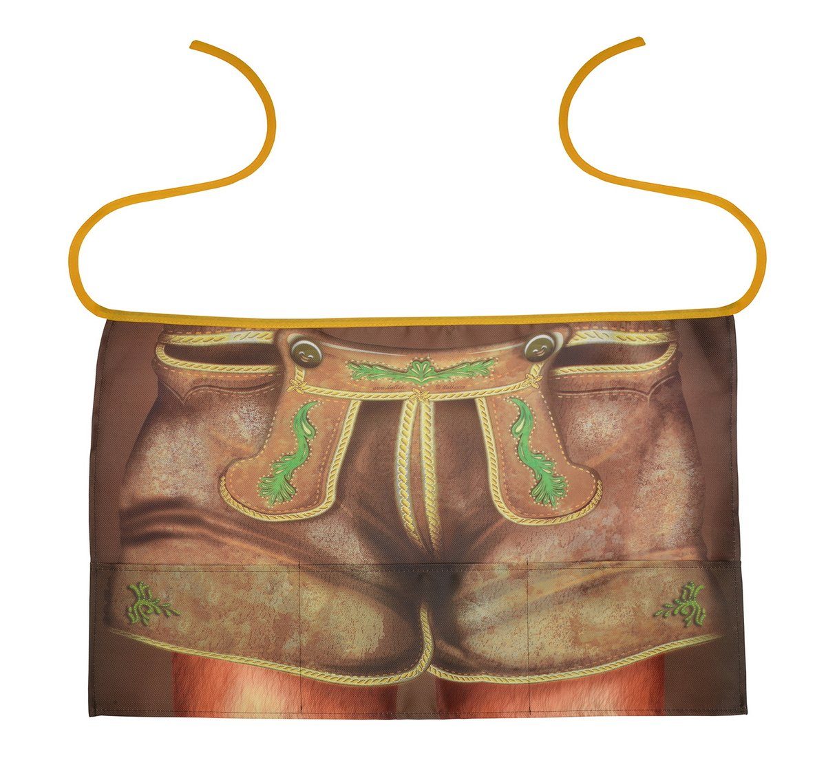 ITATI Kochschürze Lederhose kurz, Hergestellt in Italien