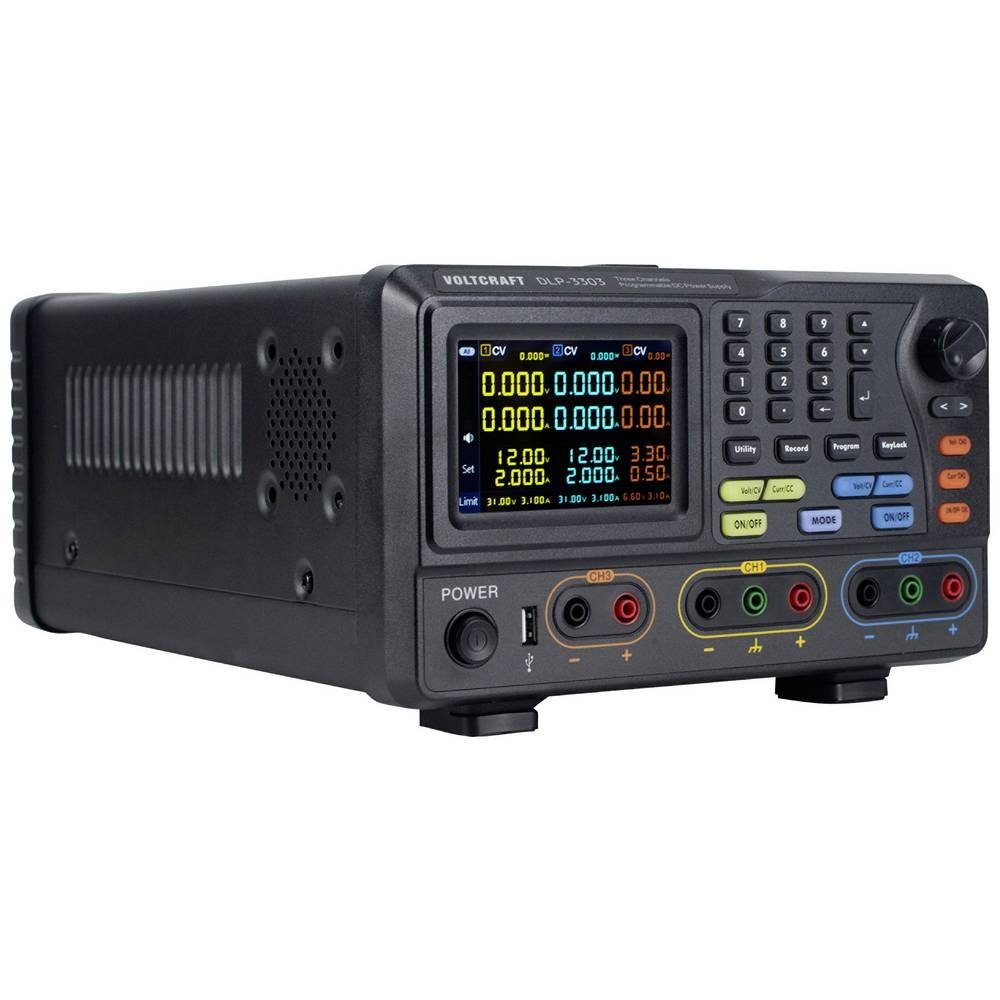 VOLTCRAFT 30 V/3 A 3-Kanal programmierbare DC-Stromversorgung (max VC-13095695 Labor-Netzteil (Slave-Funktion)
