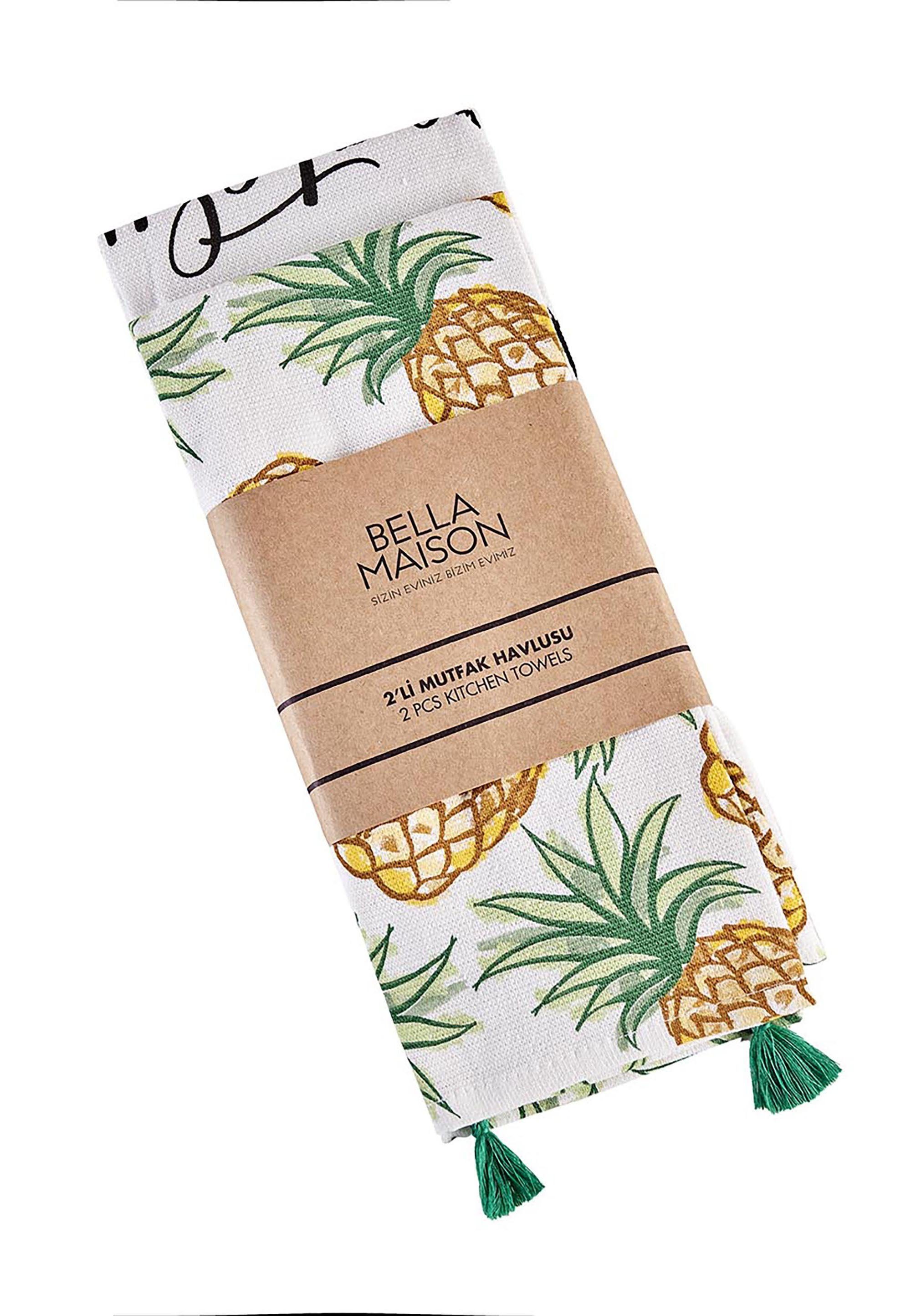 Bella Pineapple, Geschirrtuch mit Prints Maison trendigen