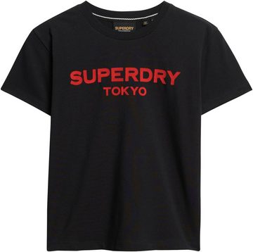 Superdry Kurzarmshirt SPORT LUXE GRAPHIC FITTED TEE