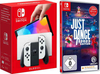 Nintendo Switch Switch OLED, inkl. Just Dance 2023 Edition (Code in a box)