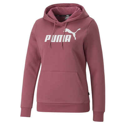 PUMA Sweater Damen Pullover - ESS Logo Hoodie FL, Rundhals