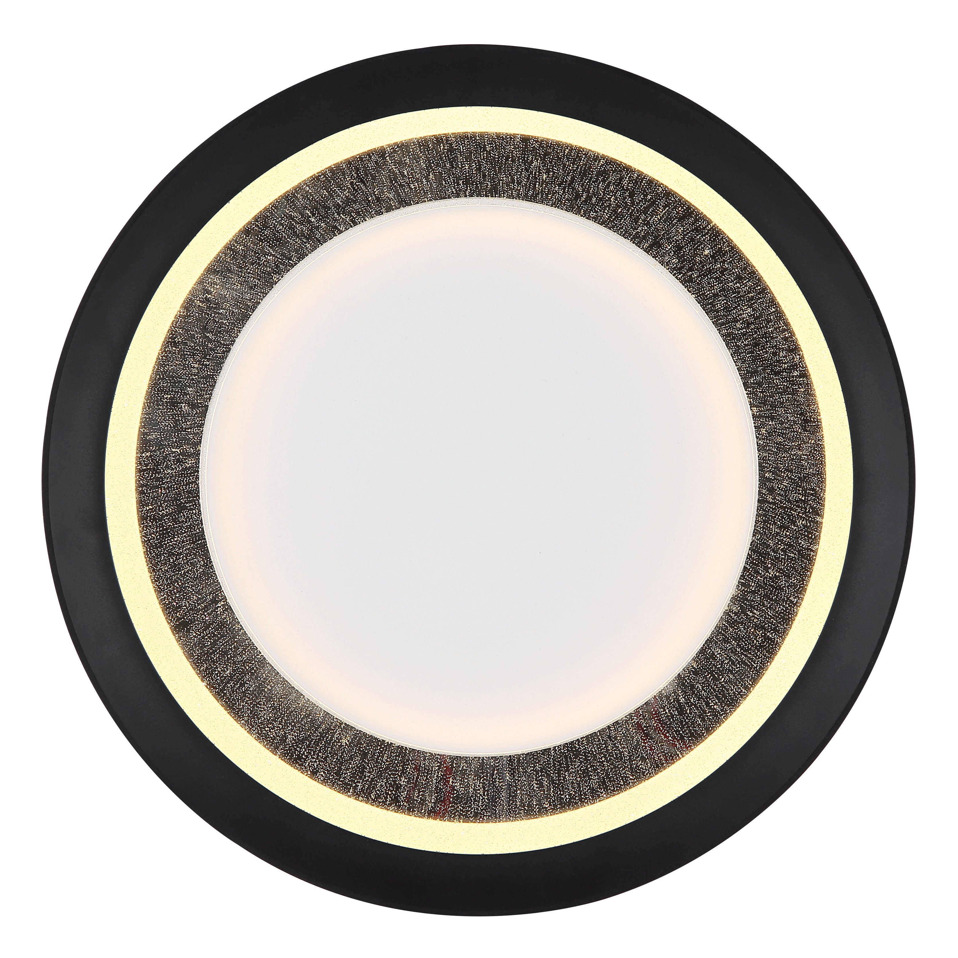 GLOBO LIGHTING LED Deckenleuchte CLARINO, LED fest integriert, Warmweiß, Deckenlampe/rund/Wohnzimmer/Schlafzimmer/modern