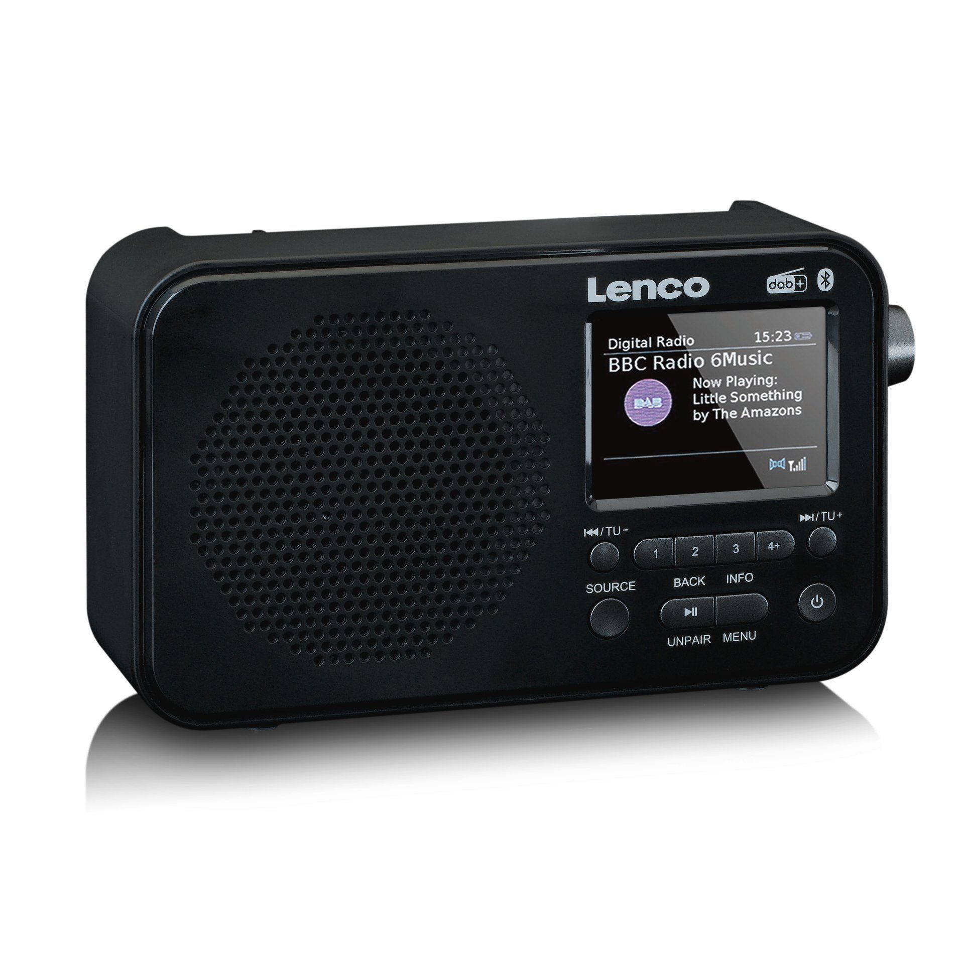 Lenco PDR-036BK - DAB+/FM-Radio Digitalradio (DAB) (Digitalradio (DAB) Schwarz-Grau | CD-Radiorecorder