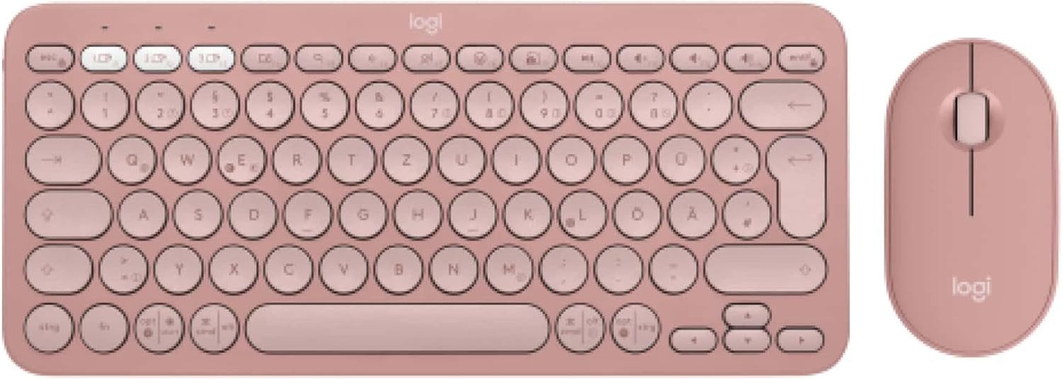 Logitech Pebble 2 Combo kabellose Tastatur und Maus (DE) Tastatur- und Maus-Set