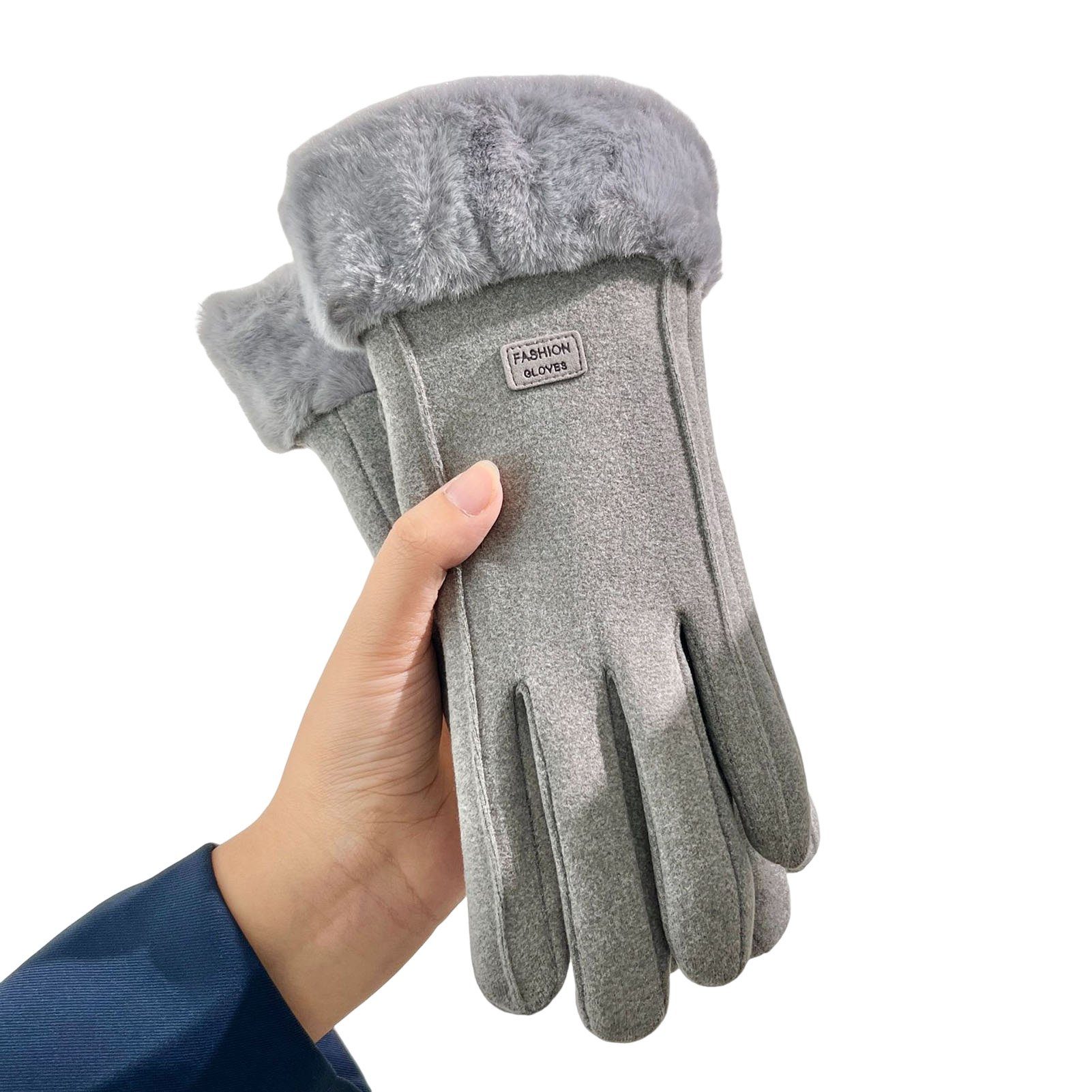 Dekorative Fäustlinge Warme Handschuhe Verdickt, Reiten Handschuhe können Touchscreen