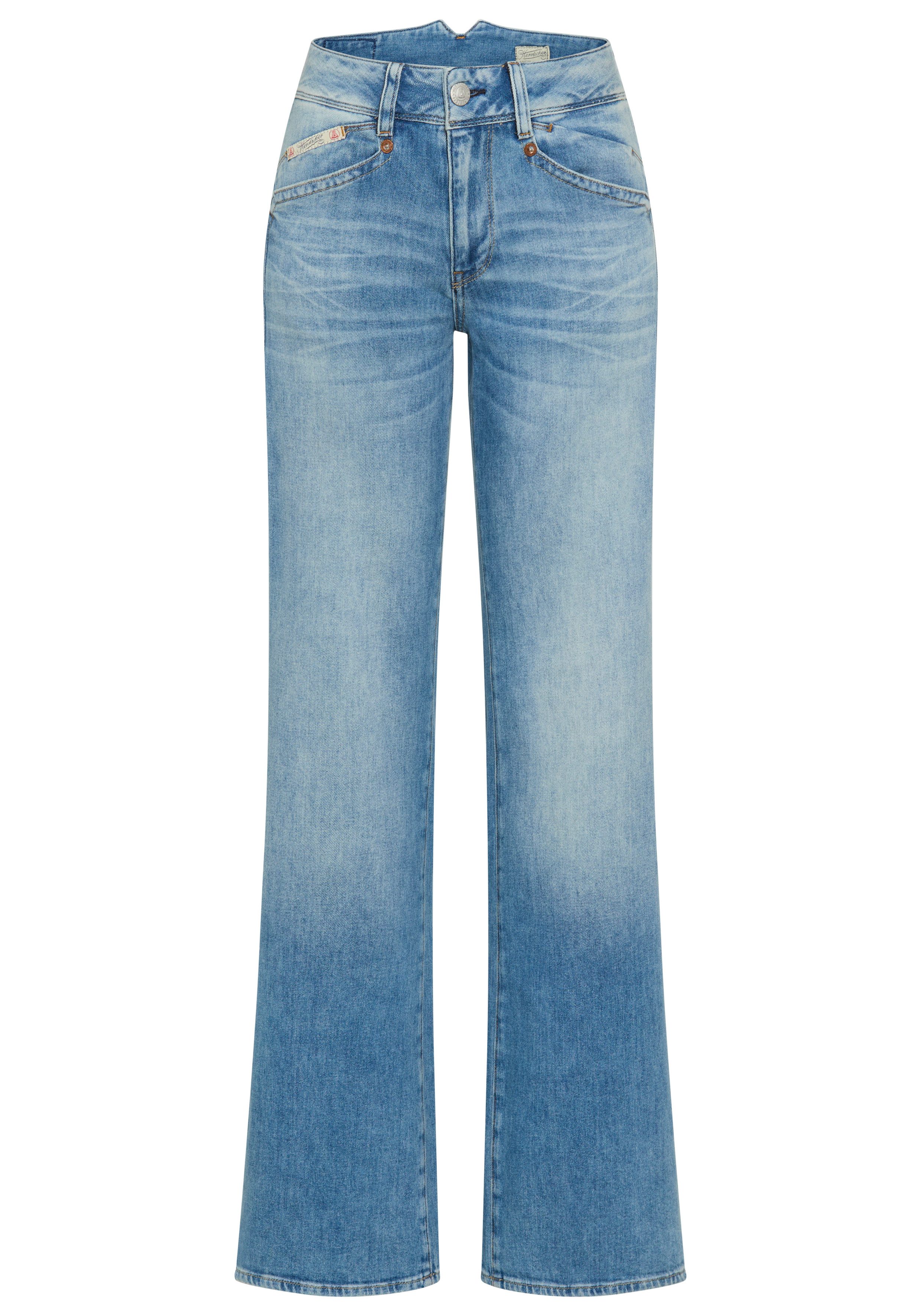 Herrlicher Straight-Jeans Prime New Denim Stretch mit Spitzbund hinten – Bild 4 von 5