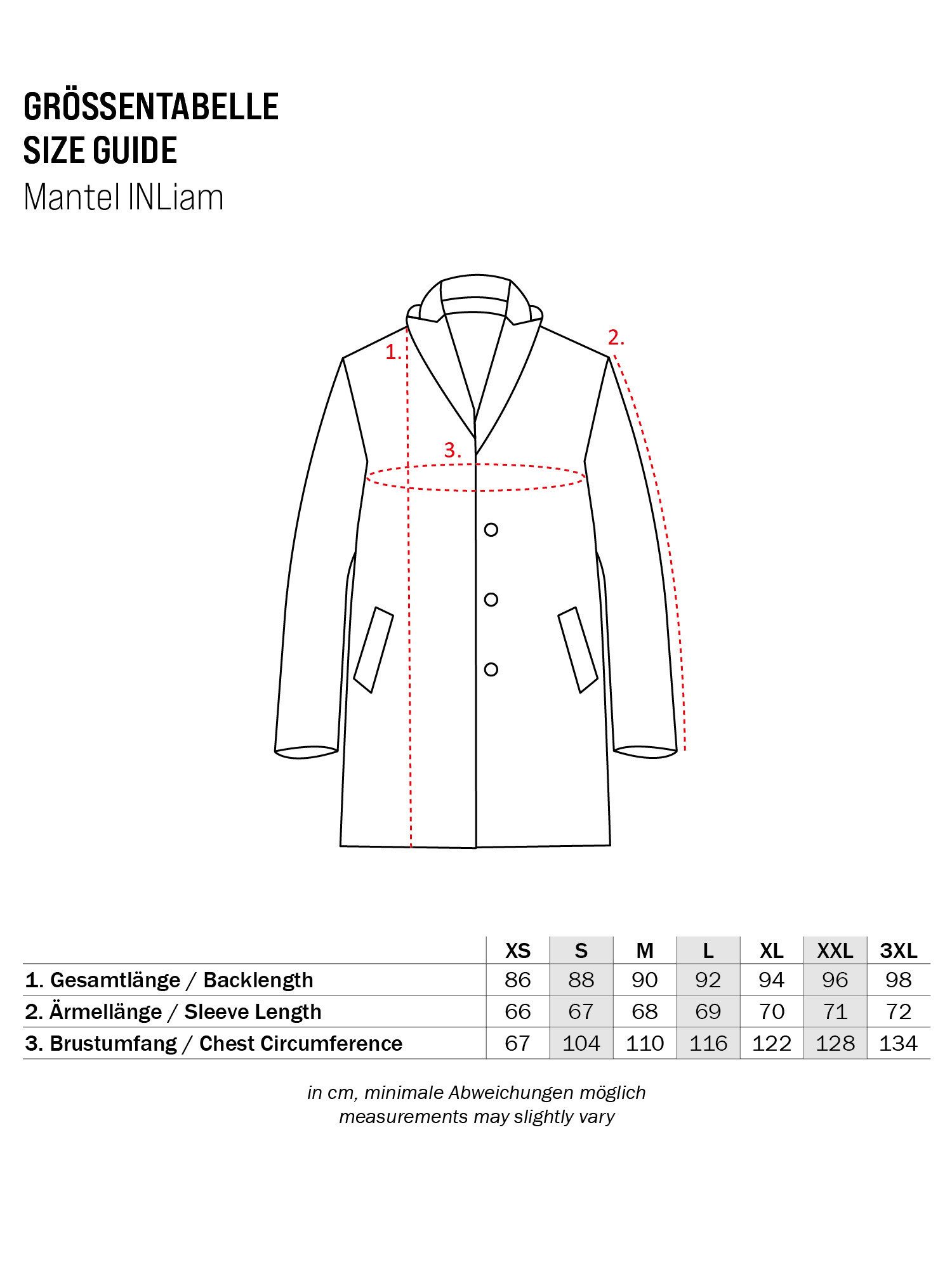 Indicode Dufflecoat Herren Liam Mantel Winter Herrenmantel