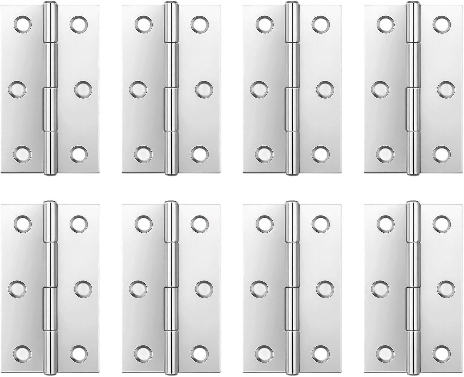 FELIXLEO Montageband 8 PCS Scharniere Klappbar 66x37mm Möbelscharniere für Schrank Türen (1 St)