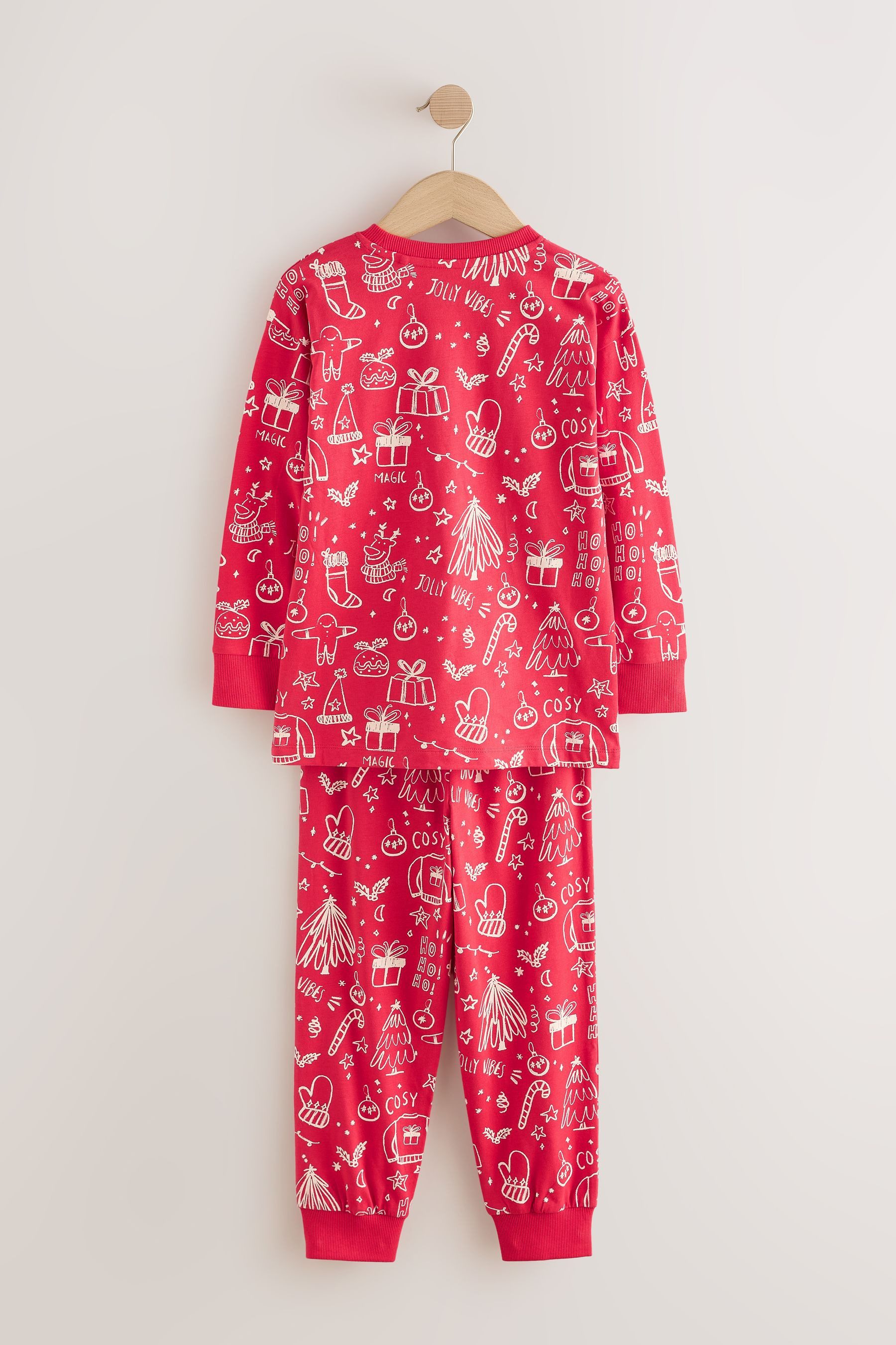 Next Pyjama Weihnachtlicher Schlafanzug, Familien-Kollektion (2 tlg)