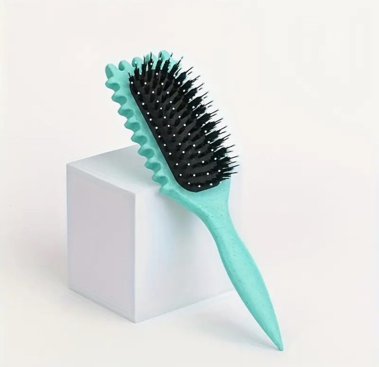 Samira Stylingbürste Curly Hair Brush Green, Zum entknoten der Haare, zum definieren einzelner Strähnen