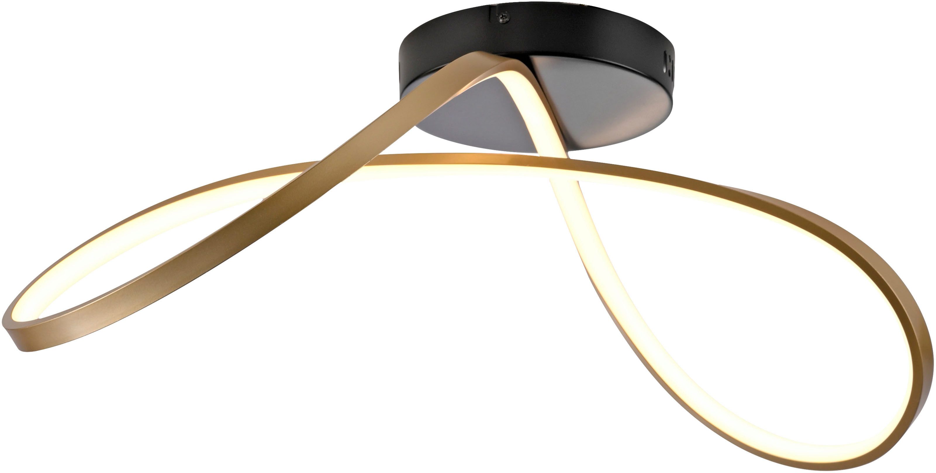 JUST LIGHT Deckenleuchte OKTA, Dimmfunktion, LED fest integriert, Warmweiß, LED, dimmbar, Switchmo