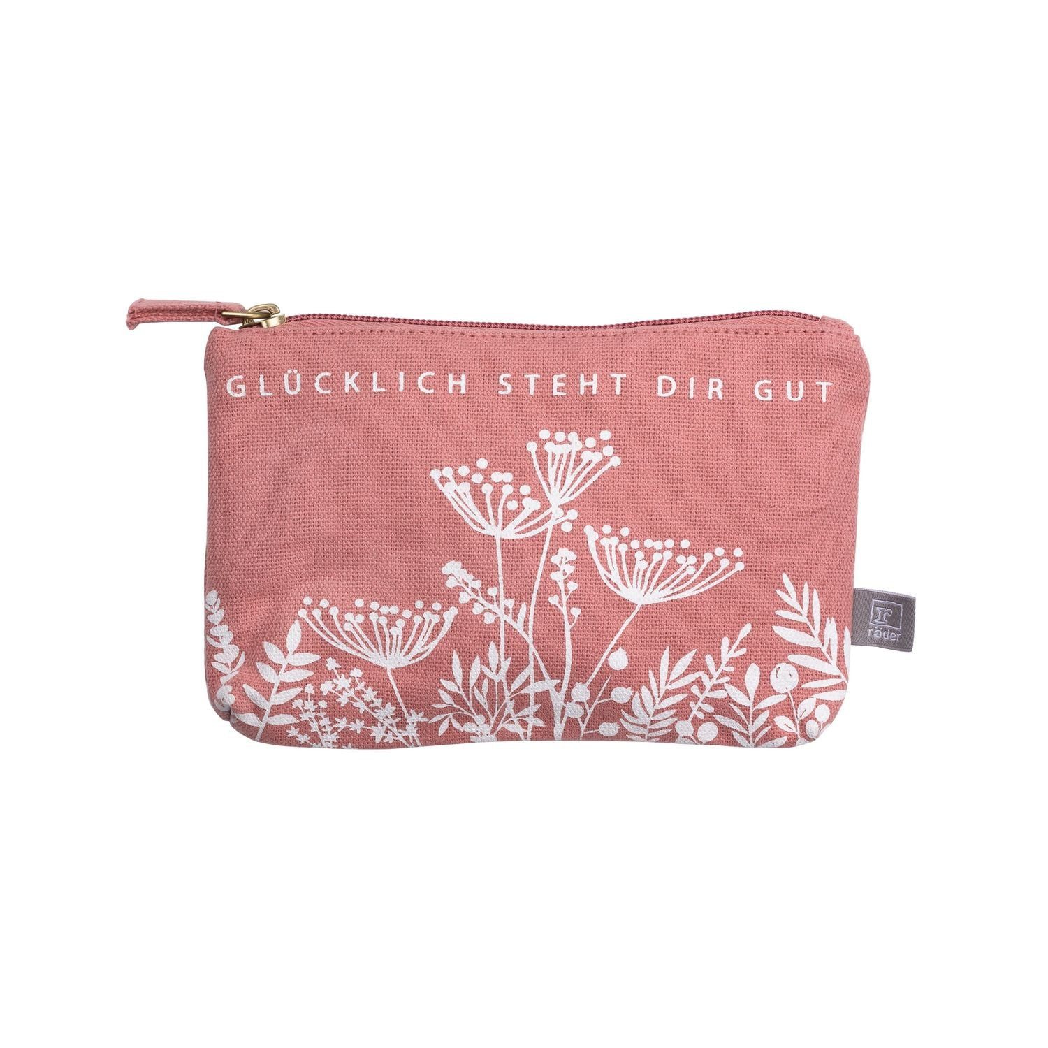 Räder Kosmetiktasche Räder Kosmetiktasche ""Glücklich steht dir gut""
